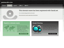 Tablet Screenshot of patatacafe.com